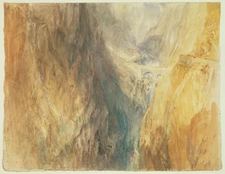 Nr. 0586 Die Teufelsbrücke, St. Gotthard, ca. 1841